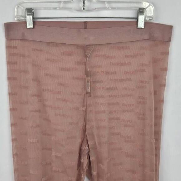 SKIMS SUMMER MESH LOGO FLOCKED LOUNGE PANTS NWT - Picture 2 of 9